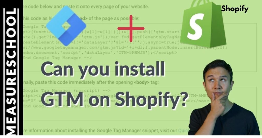 Shopify GTM Tag Manager
