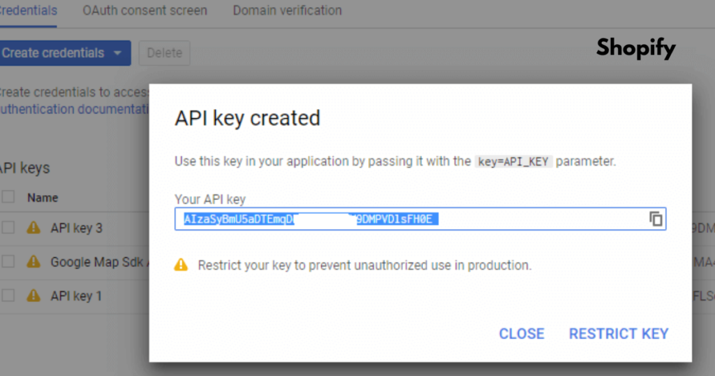 Klarna API Keys for Shopify